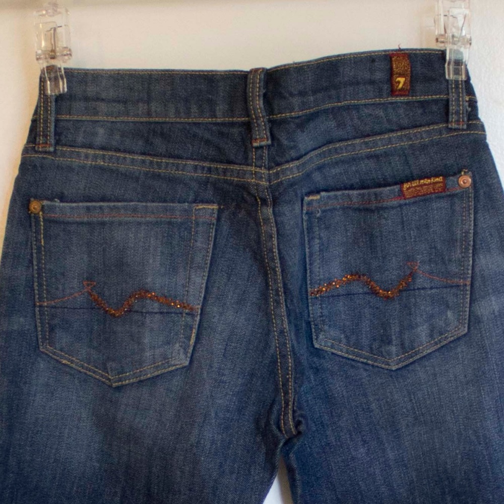 7 For All Mankind Rhinestone Jeans